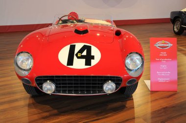Mugello, bu Kasım, 2015: Mugello İtalya Finali Mondiali Ferrari 2015 sırasında devre Ferrari Model 290 Mm. İtalya