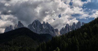 Odle grup Val di Funes, Dolomites, İtalya