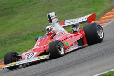 Mugello, bu Kasım 2008: Bilinmeyen tarihi Ferrari F1 ile çalıştırmak içine mugello devre İtalya Finali Mondiali Ferrari 2008 sırasında 312t