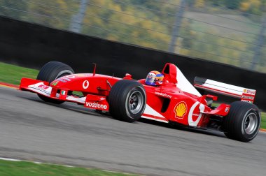 Mugello, o, Kasım, 2007: Bilinmeyen ile Modern Ferrari F1 devre mugello İtalya Finali Mondiali Ferrari 2007 sırasında girmek