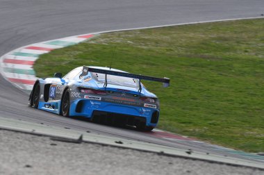12 cevheri Hankook Mugello 18 Şubat 2017: #24 Sps otomotiv performans, Mercedes Amg Gt3 tahrik tarafından Alexandre Coigny, Iradj Alexander David, Richard Feller devre Mugello, İtalya.