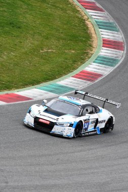 12 cevheri Hankook Mugello 18 Şubat 2017: #34 araba koleksiyonu Motorsport, Audi R8 Lms: Johannes Dr. Kirchhoff, Gustav Edelhoff, Elmar Grimm, Ingo Vogler devre Mugello, İtalya.