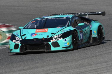 12 cevheri Hankook Mugello 18 Şubat 2017: #21 Konrad Motorsport, Lamborghini Huracan Gt3: Franz Konrad, Marco Mapelli, Giorgio Maggi, Christopher Zochling devre Mugello, İtalya.