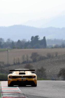 12 ore Hankook Mugello 18 March 2017:#27 GP Extreme, Renault RS01 FGT3: Frederic Fatien, Jordan Grogor, Tiziano Carugati on Mugello Circuit, Italy. clipart