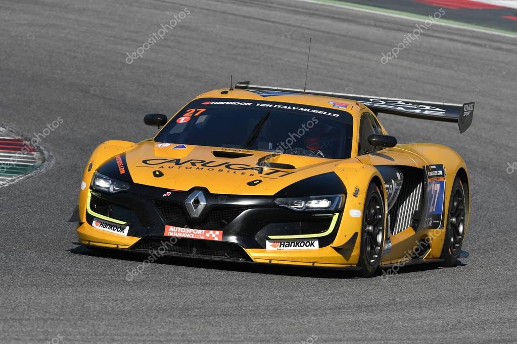 12 ore Hankook Mugello 18 March 2017:#27 GP Extreme, Renault RS01 FGT3: Frederic Fatien, Jordan Grogor, Tiziano Carugati on Mugello Circuit, Italy.