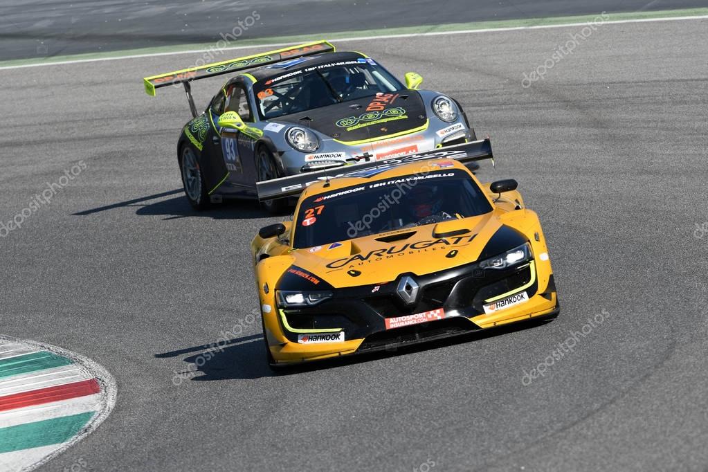 12 ore Hankook Mugello 18 March 2017:#27 GP Extreme, Renault RS01 FGT3: Frederic Fatien, Jordan Grogor, Tiziano Carugati on Mugello Circuit, Italy.