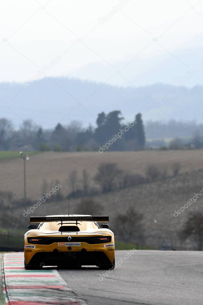 12 ore Hankook Mugello 18 March 2017:#27 GP Extreme, Renault RS01 FGT3: Frederic Fatien, Jordan Grogor, Tiziano Carugati on Mugello Circuit, Italy.