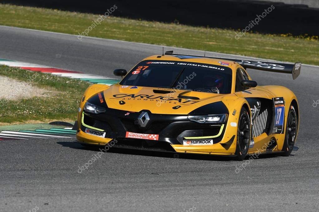 12 ore Hankook Mugello 18 March 2017:#27 GP Extreme, Renault RS01 FGT3: Frederic Fatien, Jordan Grogor, Tiziano Carugati on Mugello Circuit, Italy.
