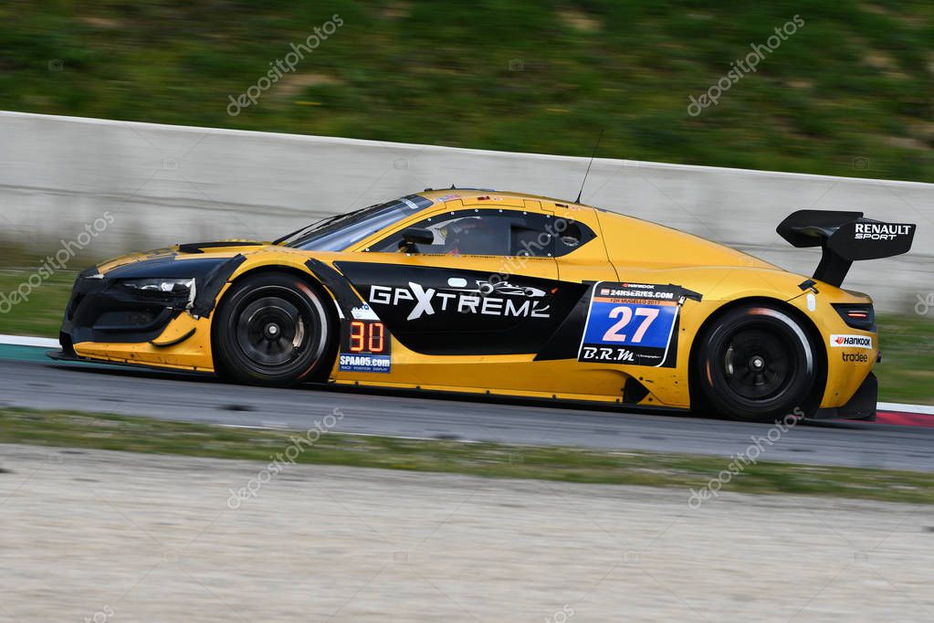 12 ore Hankook Mugello 18 March 2017:#27 GP Extreme, Renault RS01 FGT3: Frederic Fatien, Jordan Grogor, Tiziano Carugati on Mugello Circuit, Italy.