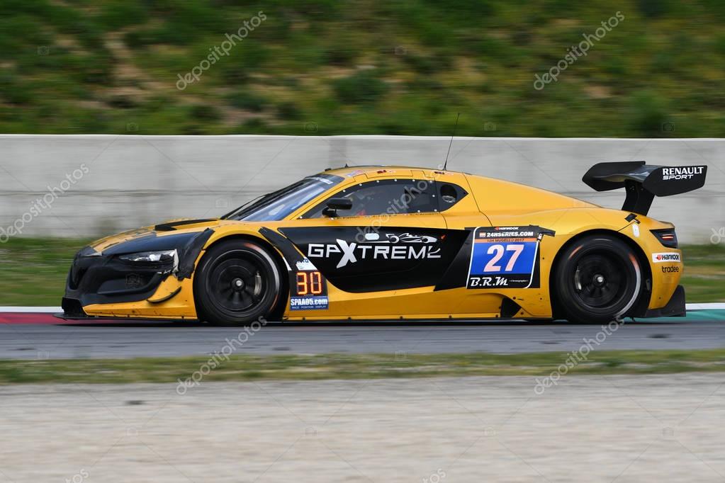 12 ore Hankook Mugello 18 March 2017:#27 GP Extreme, Renault RS01 FGT3: Frederic Fatien, Jordan Grogor, Tiziano Carugati on Mugello Circuit, Italy.