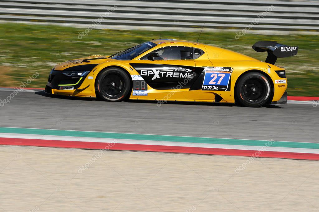 12 ore Hankook Mugello 18 March 2017:#27 GP Extreme, Renault RS01 FGT3: Frederic Fatien, Jordan Grogor, Tiziano Carugati on Mugello Circuit, Italy.