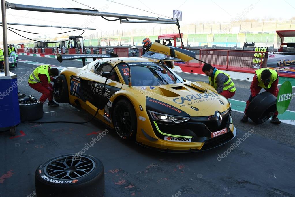 12 ore Hankook Mugello 18 March 2017:#27 GP Extreme, Renault RS01 FGT3: Frederic Fatien, Jordan Grogor, Tiziano Carugati on Mugello Circuit, Italy.