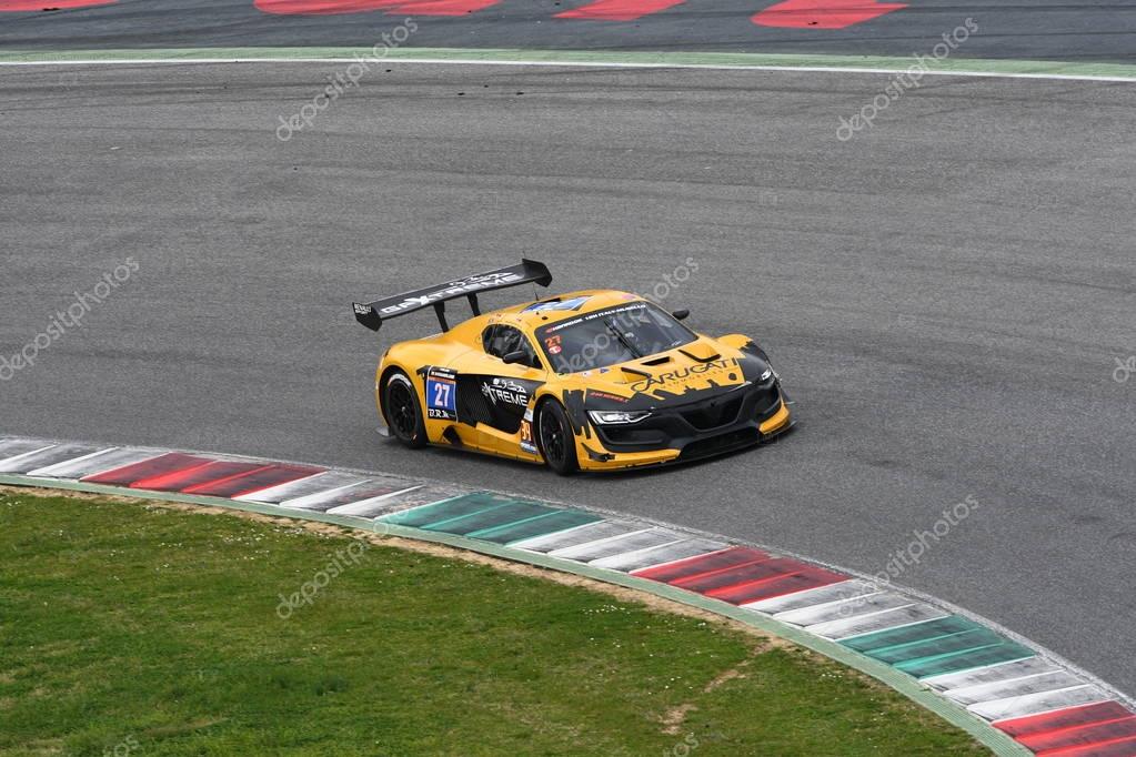 12 ore Hankook Mugello 18 March 2017:#27 GP Extreme, Renault RS01 FGT3: Frederic Fatien, Jordan Grogor, Tiziano Carugati on Mugello Circuit, Italy.