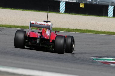 Mugello devre Mayıs 2012: Felipe Massa Ferrari F1 devre Mugello, İtalya antrenmanda sırasında.