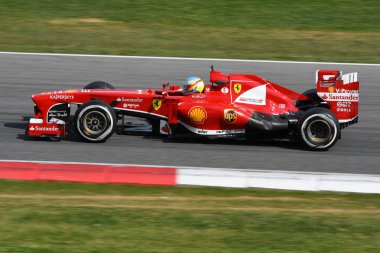 Mugello, bu Mayıs 2017: Ferrari F1 ile mugello devre İtalya Ferrari yarış gün 2017 sırasında girmek bilinmeyen.