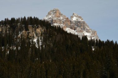 Tre Cime di Lavaredo (Drei Zinnen), Dolomitler, Veneto, İtalya.