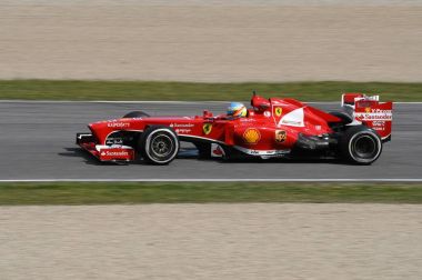 Mugello, bu Mayıs 2017: Ferrari F1 ile mugello devre İtalya Ferrari yarış gün 2017 sırasında girmek bilinmeyen.