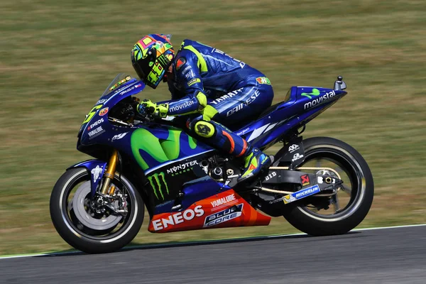 MUGELLO - ITALIE, 2 JUIN : Le pilote italien Yamaha Valentino Rossi au GP d'Italie de MotoGP 2017 le 2 juin 2017 — Photo