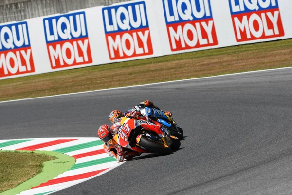 Mugello - ITALY, June 2: Spanish Honda rider Marc Marquez at 2017 Oakley GP of Italy MotoGP at Mugello Circuit on JUNE 2, 2017 — Stock Photo, Image