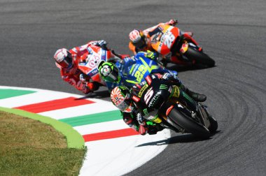 Mugello - İtalya, 3 Haziran: Fransa Yamaha Tech 3 binici Johann Zarco 2017 Oakley, Motogp Gp İtalya tarihinde 3 Haziran 2017