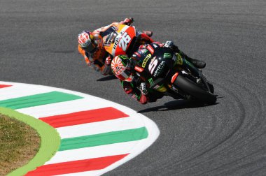 Mugello - İtalya, 3 Haziran: Fransa Yamaha Tech 3 binici Johann Zarco 2017 Oakley, Motogp Gp İtalya tarihinde 3 Haziran 2017