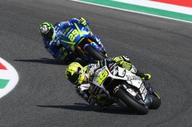 Mugello - İtalya, Haziran 3: İspanyolca Ducati Aspar binici Alvaro Bautista, 2017 Oakley Gp, İtalya nın Mugello tarihinde 3 Haziran 2017. İtalya