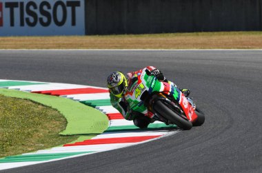 Mugello - İtalya, Haziran 3: İspanyolca Aprilia binici 2017 Oakley Gp, İtalya, Motogp Mugello 3 Haziran 2017 üzerinde Aleix Espargar. İtalya