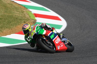 Mugello - İtalya, Haziran 3: İspanyolca Aprilia binici 2017 Oakley Gp, İtalya, Motogp Mugello 3 Haziran 2017 üzerinde Aleix Espargar. İtalya
