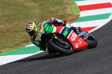 Mugello - İtalya, Haziran 3: İspanyolca Aprilia binici 2017 Oakley Gp, İtalya, Motogp Mugello 3 Haziran 2017 üzerinde Aleix Espargar. İtalya