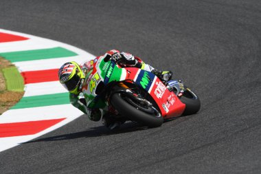 Mugello - İtalya, Haziran 3: İspanyolca Aprilia binici 2017 Oakley Gp, İtalya, Motogp Mugello 3 Haziran 2017 üzerinde Aleix Espargar. İtalya