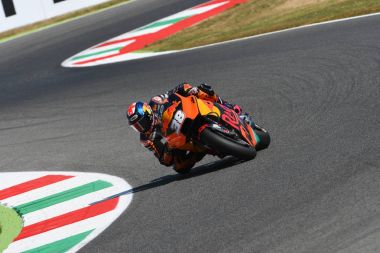 Mugello - İtalya, Haziran 3: İngiliz Ktm Motogp binici Bradley Smith 2017 Oakley Gp, İtalya, Motogp Mugello 3 Haziran 2017 üzerinde de. İtalya