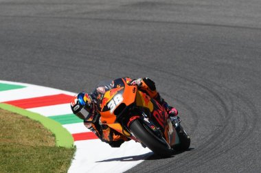 Mugello - İtalya, Haziran 3: İngiliz Ktm Motogp binici Bradley Smith 2017 Oakley Gp, İtalya, Motogp Mugello 3 Haziran 2017 üzerinde de. İtalya