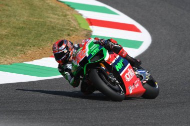 Mugello - İtalya, Haziran 3: İngiliz Aprilia binici Sam Lowes 2017 Oakley Gp, İtalya, Motogp Mugello 3 Haziran 2017 tarih itibariyle. İtalya