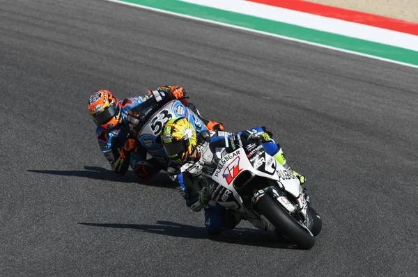 Mugello - İtalya, Haziran 3: Çek Ducati Aspar Motogp binici Karel Abraham, 2017 Oakley Gp, İtalya, Motogp Mugello tarihinde 3 Haziran 2017. İtalya — Stok fotoğraf