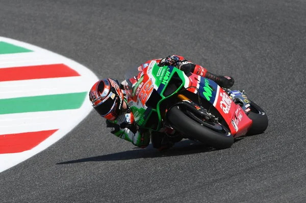 Mugello - Olaszország, június 3: Brit Aprilia lovas Sam Lowes a 2017 Oakley Gp, Olaszország a Motogp Mugello 2017. június 3.-a. Olaszország — Stock Fotó