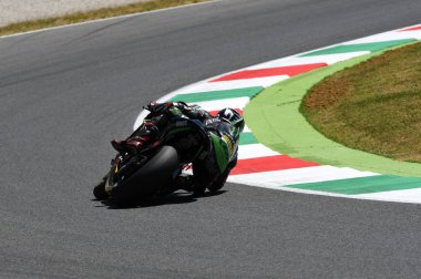 Mugello - İtalya, Haziran 3: Deutsch Yamaha Tech 3 binici Jonas Folger 2017 Oakley, Motogp Gp İtalya tarihinde 3 Haziran 2017