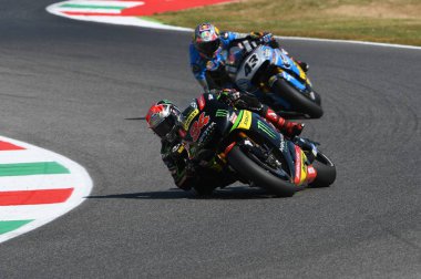 Mugello - İtalya, Haziran 3: Deutsch Yamaha Tech 3 binici Jonas Folger 2017 Oakley, Motogp Gp İtalya tarihinde 3 Haziran 2017