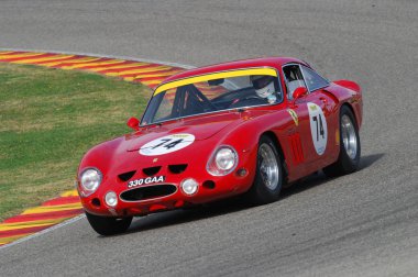 Mugello, o, Kasım, 2007: Bilinmeyen ile çalışır eski 1962 Ferrari 250 devre Mugello İtalya Finali Mondiali Ferrari 2007 sırasında. İtalya