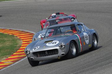 Mugello, o, Kasım, 2007: Bilinmeyen ile çalışır eski 1960'larda Ferrari 250 devre Mugello İtalya Finali Mondiali Ferrari 2007 sırasında. İtalya