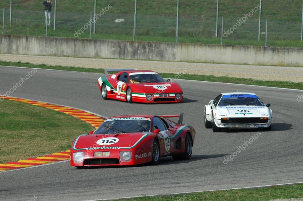 MUGELLO, IT, November, 2007: Unknown run with old Ferrari BB 512 at Mugello Circuit in italy during Finali Mondiali Ferrari 2007. Italy