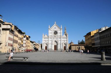20 Ağustos 2017: Basilica di Santa Croce, Florence. Basilica di Santa Croce Floransa, İtalya asıl Fransisken Kilisesi olduğunu.