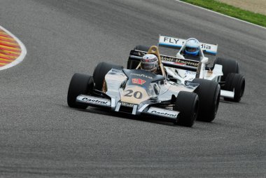 Mugello devre 1 Nisan 2007: Klasik F1 araba 1978 kurt Wr1 Ford Cosworth Jody Scheckter Mugello devre Mugello tarihi Festivali sırasında İtalya ex.