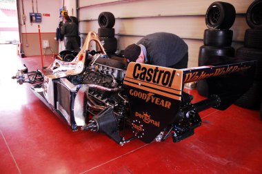 Mugello devre 1 Nisan 2007: Klasik F1 araba 1978 kurt Wr1 Ford Cosworth Jody Scheckter Mugello devre Mugello tarihi Festivali sırasında İtalya ex.