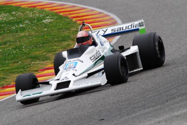 Mugello devre 1 Nisan 2007: Klasik F1 araba 1978 Williams Fw 06 Mugello İtalya devre Mugello tarihi Festivali sırasında.