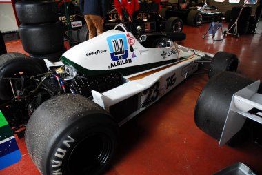 Mugello devre 1 Nisan 2007: Klasik F1 araba 1978 Williams Fw 06 Mugello İtalya devre Mugello tarihi Festivali sırasında.
