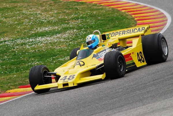Mugello devre 1 Nisan 2007: bilinmeyen Mugello tarihi Festival süresince klasik F1 araba 1978 Copersucar Fd 05a ex Emerson Fittipaldi devre Mugello İtalya üzerinde çalıştıracağınız.
