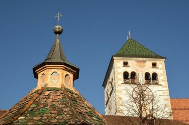 Novacella Abbey, south tyrol, Bressanone, İtalya. Augustinerinnen Canons düzenli Manastırı, Neustift Brixen Bishop, 1142 mübarek Hartmann tarafından kuruldu.