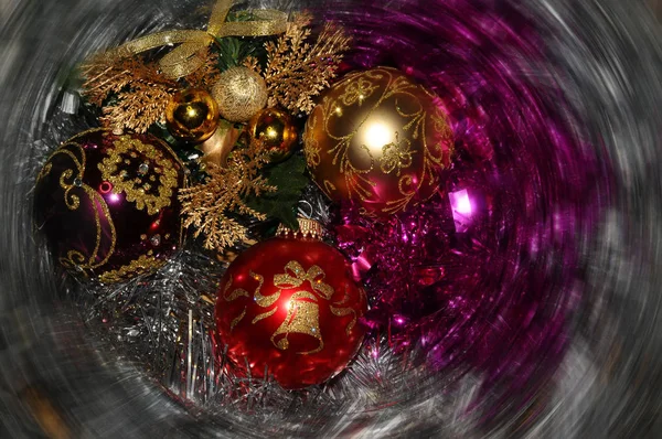 Esfera Natal Mercado Natal — Fotografia de Stock