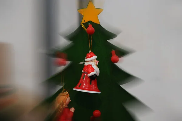 Vánoční Ozdoby Trhu Vánoční Pozadí — Stock fotografie