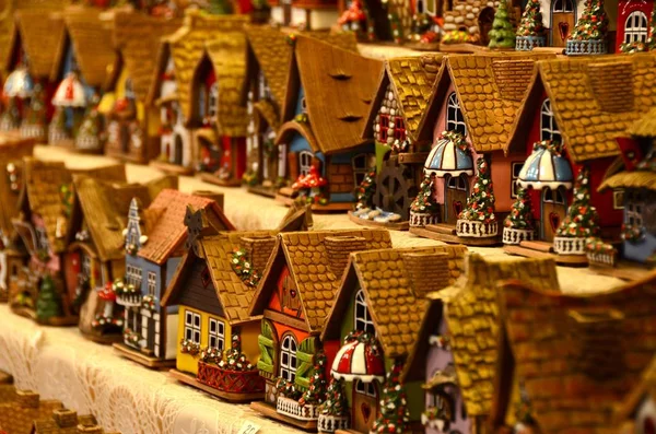 Florenz Dezember 2017 Weihnachtsschmuck Auf Dem Weihnachtsmarkt — Stockfoto